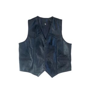 Vintage Leather Camel Vest